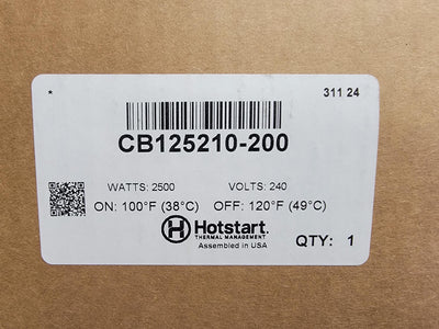 Hotstart Tank Heater CB125210-200 2500 W 120V