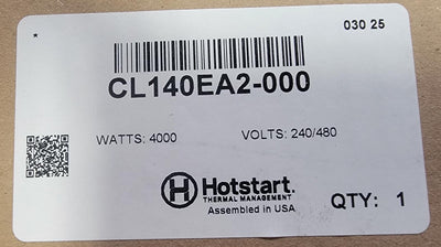 Hotstart Tank Heater CL140EA2-000 4000 W 240/480V