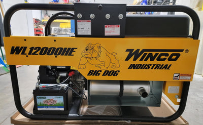 WL12000-17/A 132/230V 3 Phase W/Electric Start - Portable Generator by Winco