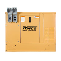 8kW PSS8B2WS/H LP/NG Solar Gaseous Standby for Off the Grid Applications by Winco comes with 12V Solar Battery Charger