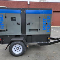 47.5kW Standby / 42.7kW Prime Towable w/95 Gal. Tank - RP50 Diesel by Winco (Open Skid/Housed pricing available)