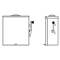 200 Amp Square D Manual Transfer Switch 120/240V 1-PH NEMA 3R by Winco