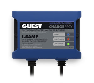 1.5 Amp Battery Charger Guest Model 120VAC/12VDC