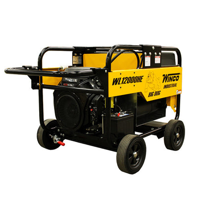 12kW Starting / 10.8kW Running - WL12000HE-03/C 50 Amp Twistlock - Electric Start w/Dolly Package by Winco